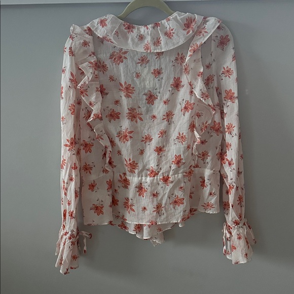 FREE PEOPLE Floral Blouse - Picture 3 of 4